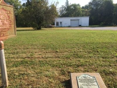 Former location of Indian camping grounds.. Click for full size. Former location of Indian camping grounds. image. Click for full size.