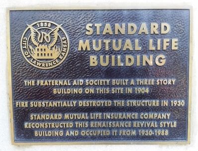 Standard Mutual Life Building Marker image. Click for full size.