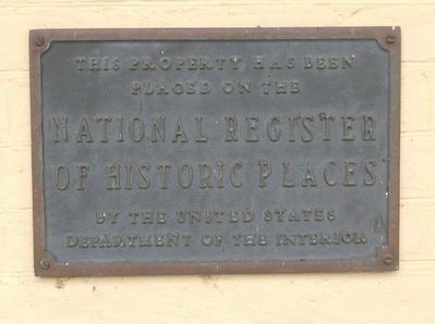 Loop-Harrison House - National Register of Historic Places Plaque image. Click for full size.