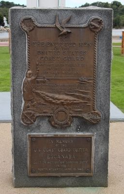 To The Enlisted Men of the United States Coast Guard Marker. Click for full size. To The Enlisted Men of the United States Coast Guard Marker image. Click for full size.