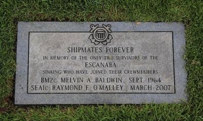 "Shipmates Forever" Memorial Stone. Click for full size. "Shipmates Forever" Memorial Stone image. Click for full size.