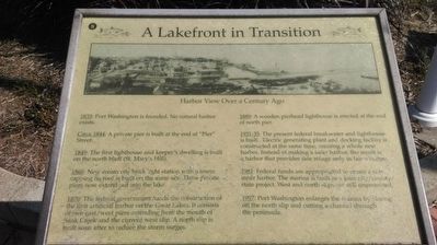 A Lakefront in Transition Marker. Click for full size. A Lakefront in Transition Marker image. Click for full size.