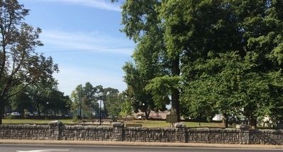 Peace Park inside stone wall.. Click for full size. Peace Park inside stone wall. image. Click for full size.