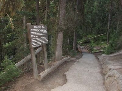 Uncle Tom’s Trail Marker. Click for full size. Uncle Tom’s Trail Marker image. Click for full size.