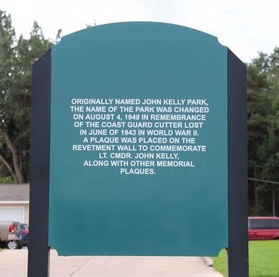 Escanaba Park Marker. Click for full size. Escanaba Park Marker image. Click for full size.