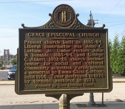 Grace Episcopal Church Marker (Side 2) image. Click for full size.