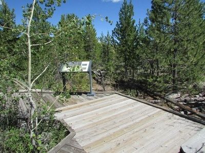 Marker on the Forces of the Northern Range Trail. Click for full size. Marker on the Forces of the Northern Range Trail image. Click for full size.