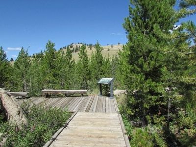 Marker on the Forces of the Northern Range Trail. Click for full size. Marker on the Forces of the Northern Range Trail image. Click for full size.