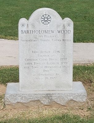 Grave of Bartholomew Wood.. Click for full size. Grave of Bartholomew Wood. image. Click for full size.
