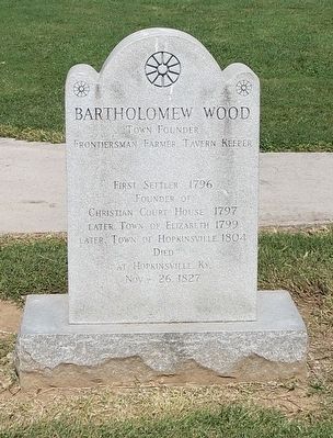 Grave of Bartholomew Wood. image. Click for full size.