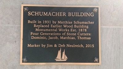 Schumacher Building Marker image. Click for full size.