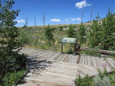 Marker on the Forces of the Northern Range Trail image. Click for full size.
