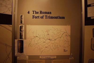 The Roman Fort of Trimontium. Click for full size. The Roman Fort of Trimontium image. Click for full size.