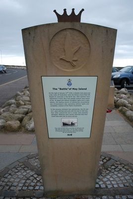 The "Battle" of May Island Marker. Click for full size. The "Battle" of May Island Marker image. Click for full size.