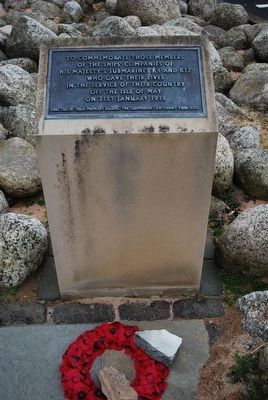 Commemoration Isle of May Marker. Click for full size. Commemoration Isle of May Marker image. Click for full size.