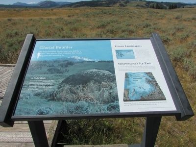Glacial Boulder Marker. Click for full size. Glacial Boulder Marker image. Click for full size.