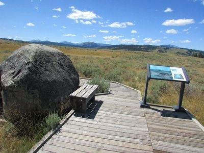 Glacial Boulder Marker. Click for full size. Glacial Boulder Marker image. Click for full size.