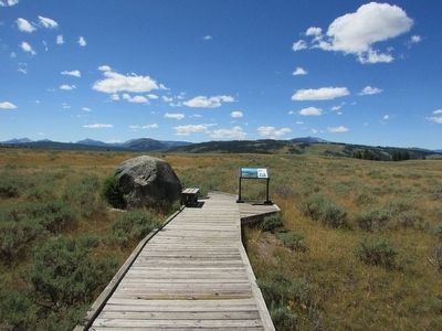 Glacial Boulder Marker. Click for full size. Glacial Boulder Marker image. Click for full size.