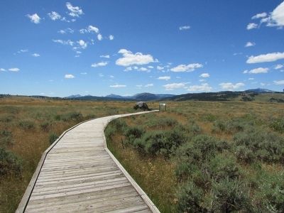 Marker on the Forces of the Northern Range Trail. Click for full size. Marker on the Forces of the Northern Range Trail image. Click for full size.