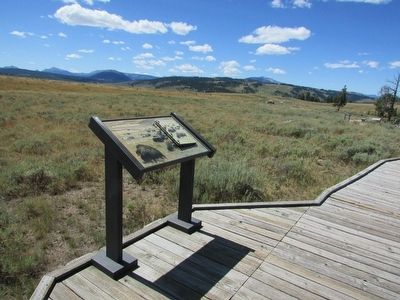 Marker on the Forces of the Northern Range Trail image. Click for full size.