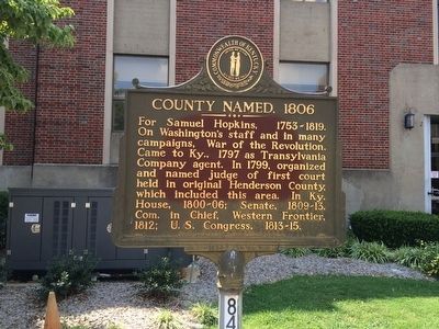 County Named, 1806 Marker image. Click for full size.