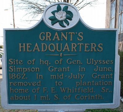 Grant’s Headquarters Marker (refurbished) image. Click for full size.