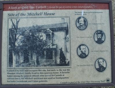 Site of the Mitchell House Marker. Click for full size. Site of the Mitchell House Marker image. Click for full size.