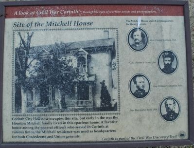 Site of the Mitchell House Marker image. Click for full size.