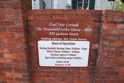 The Curlee House Information. Click for full size. The Curlee House Information image. Click for full size.
