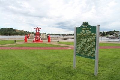 Shipwrecks and the Coast Guard / The Escanaba Marker image. Click for full size.