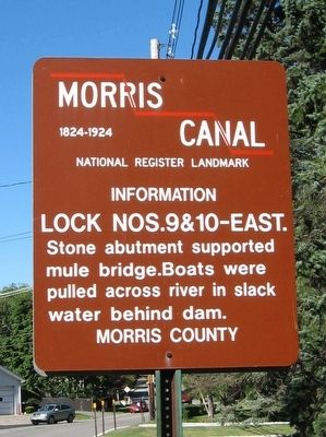 Morris Canal Marker image. Click for full size.