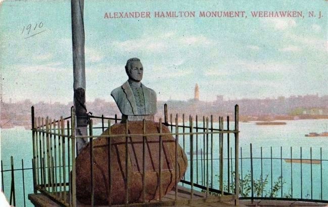 <i>Alexander Hamilton Monument, Weehawken, N.J.</i> image. Click for full size.