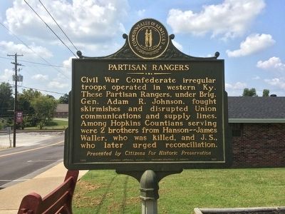 Partisan Rangers Marker image. Click for full size.