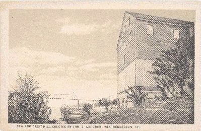 Audubon Saw and Grist Mill -1817 image. Click for full size.