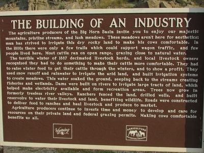 The Building of an Industry Marker image. Click for full size.