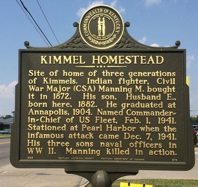 Kimmel Homestead Marker image. Click for full size.
