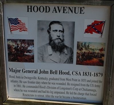 Hood Avenue Marker image. Click for full size.