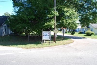 Crittenden Avenue Marker. Click for full size. Crittenden Avenue Marker image. Click for full size.