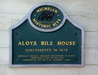 Aloys Bilz House Marker. Click for full size. Aloys Bilz House Marker image. Click for full size.