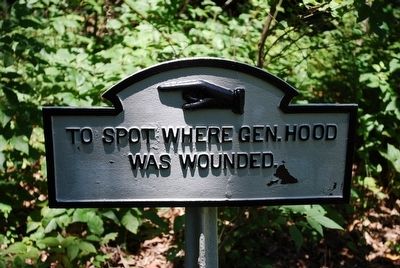 To the Spot Where Gen. Hood was wounded image. Click for full size.