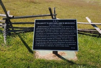 Colquitt's and Garland's Brigades Marker image. Click for full size.