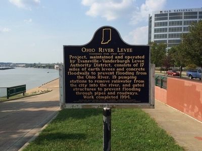 Ohio River Levee Marker (Side 2) image. Click for full size.