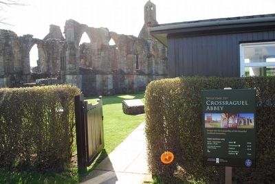 Crossraguel Abbey Marker. Click for full size. Crossraguel Abbey Marker image. Click for full size.