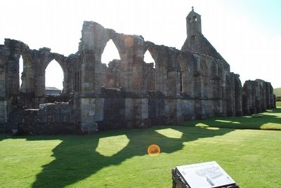 Crossraguel Abbey Marker. Click for full size. Crossraguel Abbey Marker image. Click for full size.