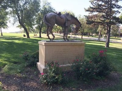 Civil War Horses and Mules Memorial image. Click for full size.