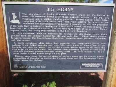 Big Horns Marker image. Click for full size.
