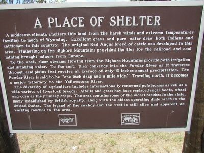 A Place of Shelter Marker image. Click for full size.