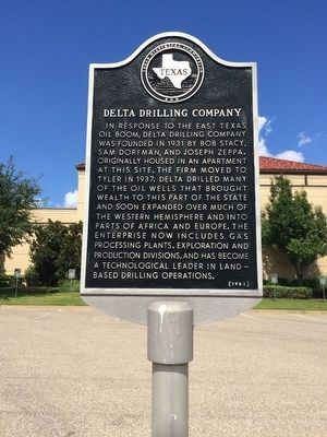 Delta Drilling Company Marker. Click for full size. Delta Drilling Company Marker image. Click for full size.