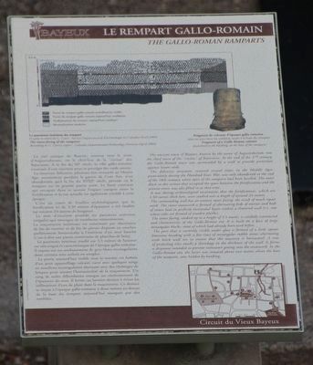 Le Rempart Gallo-Roman Marker. Click for full size. Le Rempart Gallo-Roman Marker image. Click for full size.