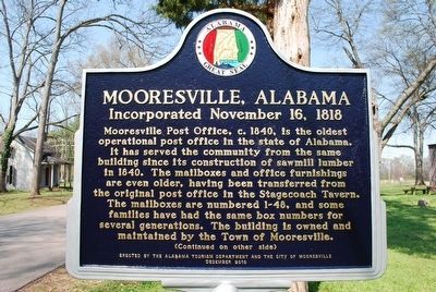 Mooresville, Alabama Marker image. Click for full size.